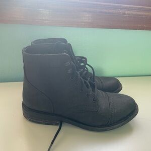 Thursday Captain Leather Lace Up Women’s (Black Matte)